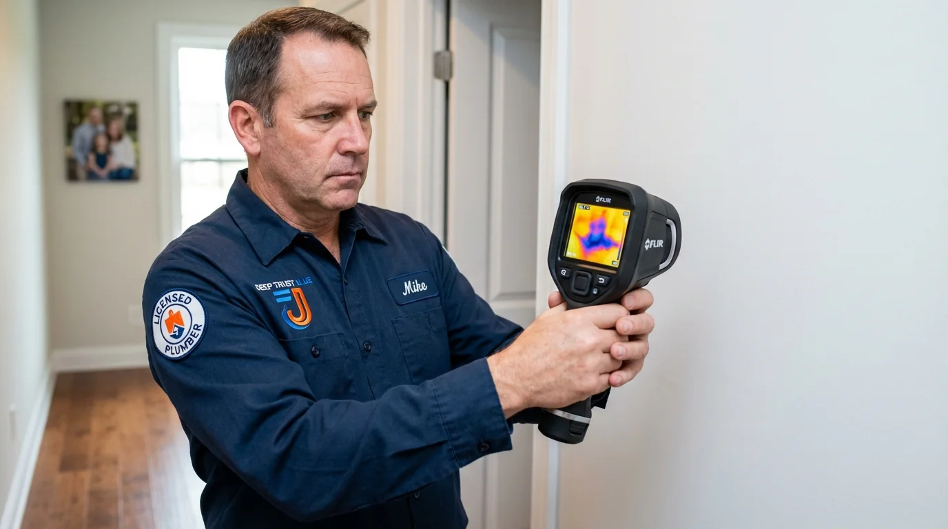 Thermal imaging leak detection by Johns Plumbing LLC in Dierks